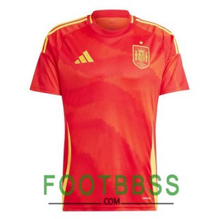 Maillot Equipe De Espagne Domicile Rouge UEFA Euro 2024