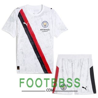 Maillot De Foot Manchester City Club World Cup Enfant Domicile Blanc 2025/2026