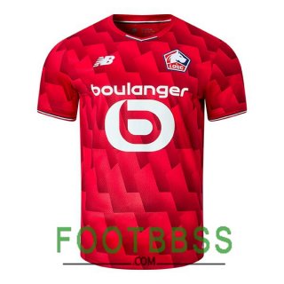 Maillot De Foot Lille OSC Domicile Rouge 2025/2026