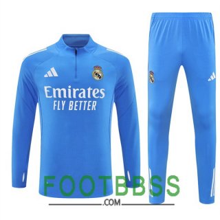 Survetement De Foot Real Madrid Bleu 2025/2026