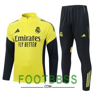 Survetement De Foot Real Madrid Jaune 2025/2026