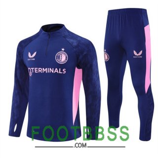 Survetement De Foot Feyenoord Bleu Royal 2025/2026